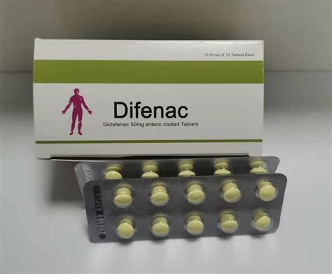 Antipyretics Diclofenac Sodium Enteric Coated Tablets 50mg China