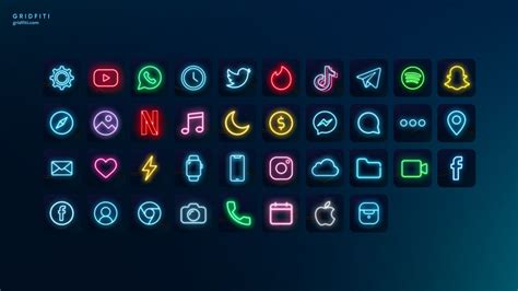 Neon App Icons Ios Gallery