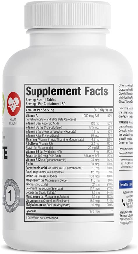 Bronson One Daily Mens Complete Multivitamin Multimineral Review