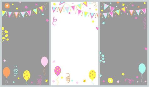 Birthday Card Border Vector Art, Icons, and Graphics for Free Download