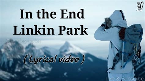 Linkin Park In The End Lyrics Mellen Gi Tommee Profitt Remix