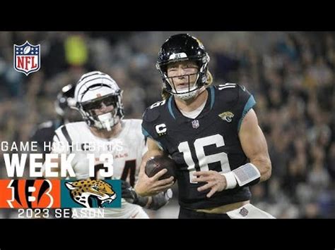 Bengals Vs Jaguars Highlights NFL Week 13 2023 NFL YouTube