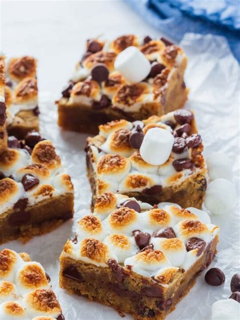 Peanut Butter S Mores Bars Bake Eat Repeat