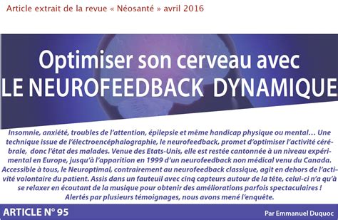 Optimiser Son Cerveau Avec Le Neurofeedback Dynamique Optivital