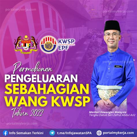 Permohonan Pengeluaran Sebahagian Wang Kwsp Untuk Tahun My Kerja