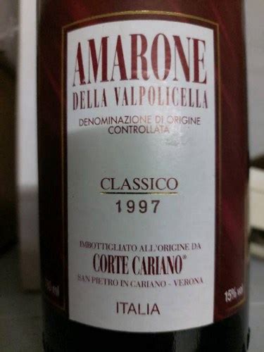 Corte Cariano Amarone Della Valpolicella Classico Vivino US