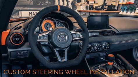 How To Install A Aftermarket Steering Wheel The Easy Way Mazda Mx