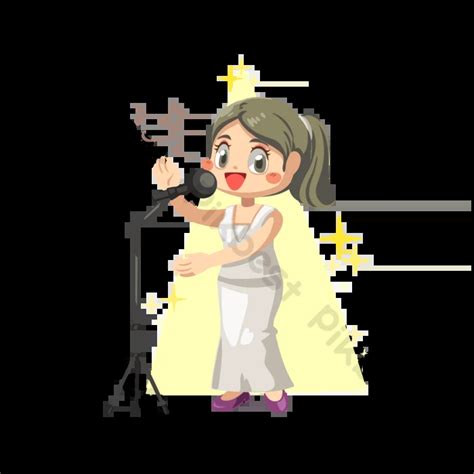 Singing Vector Png