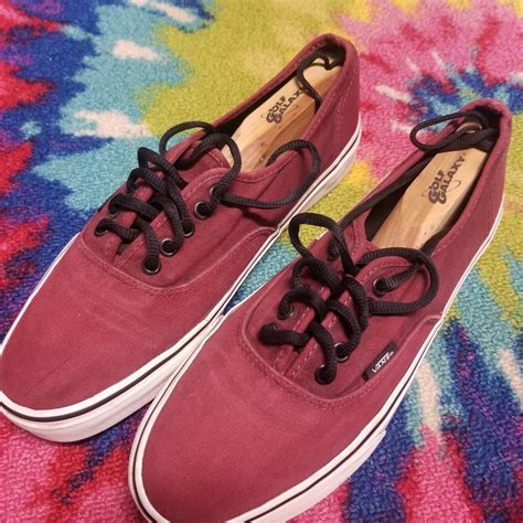 Vans Dark Red Sneakers Gem