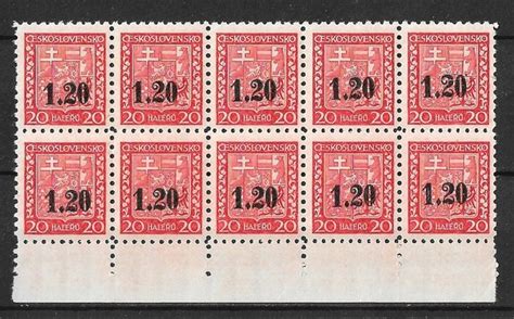 Sudetenland 1938 1938 Block Of 10 Asch Mi Nr 3 Catawiki