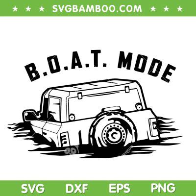 Boat Mode Bronco Svg Png