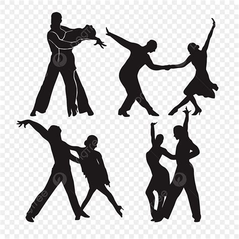 Group Dancing Clipart Black And White