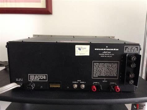 Very Rare Marantz Model 500 Power Amplifier With Manual Not Working For