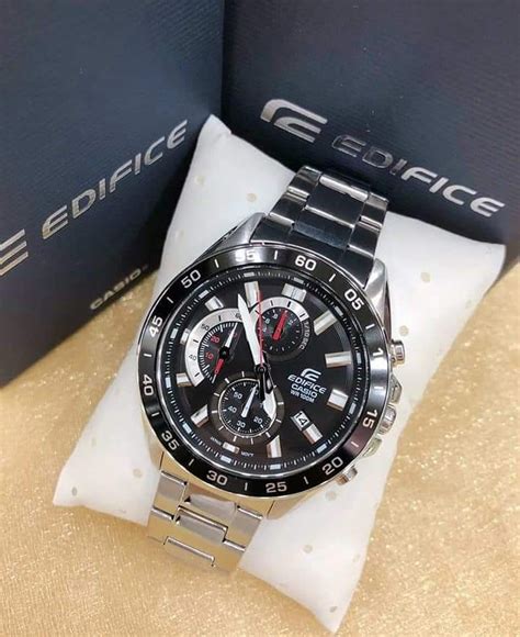 Official Warranty Casio Edifice Efv D Av Chronograph M Black