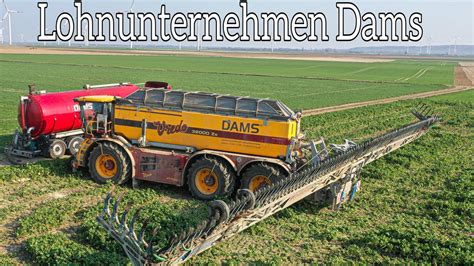 Gärreste Ausbringung mit einem Vredo VT7028 3 mit 30m Bomech