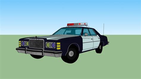 1975 Ford Ltd Police Package 3d Warehouse