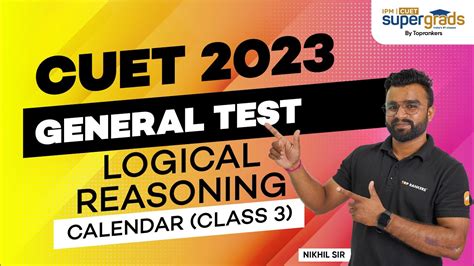 Cuet General Test Preparation Calendar Class Cuet