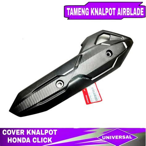 Jual Tutup Tameng Cover Knalpot Airblade Vietnam Carbon Motif New Cover