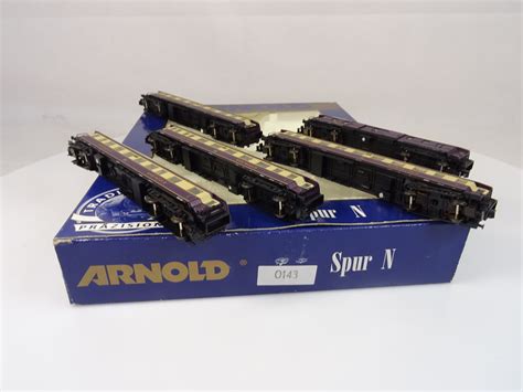 Arnold 0143 Personen Wagen Set Rheingold 5 Teilig OVP M 1 160