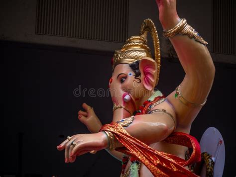 Big Statue Of Lord Ganesha Stock Image Image Of Ganpati