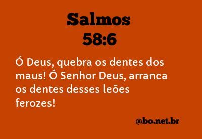 Salmos 58 Bíblia