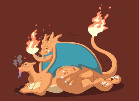 Rule 34 Big Breasts Bodily Fluids Breasts Charizard Drooling Duo Female Hi Res Jared Dillon