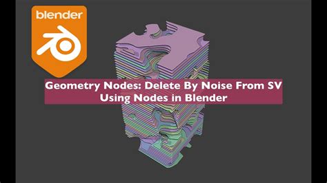 Livenoding Geometry Nodes Delete By Noise Weight From Sv Youtube