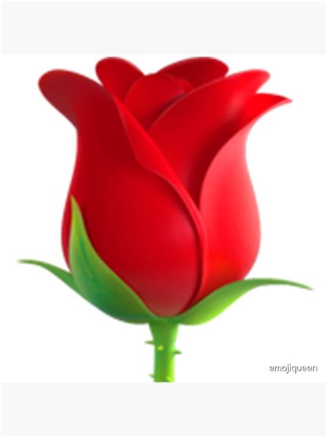 "Rose Emoji" Art Print by emojiqueen | Redbubble