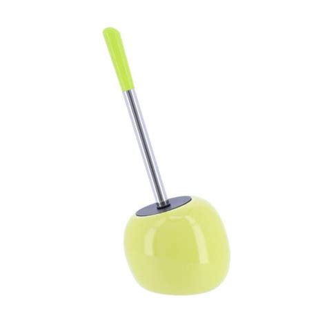 Brosse Wc Avec Support En Dolomite Vert Anis à Prix Carrefour