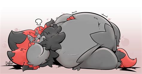 Eeveelordnsfw On Twitter Rt Rakugakite Zoroark Weight Gain Drive