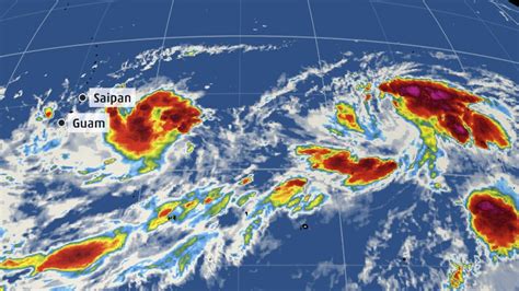 Typhoon Watch Issued For Saipan Twin Typhoons Expected To Develop In