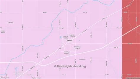 Waverly Ne Political Map Democrat And Republican Areas In Waverly