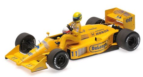 Miniatura Lotus Honda 99T Nakajima Senna Número 11 Fórmula 1 Escala 1