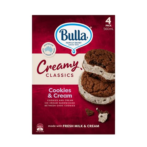 Bulla Creamy Classics Ice Cream Tubs Vanilla Bulla