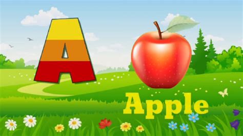 A For Apple B For Ball ABCD A To Z Alphabets Nursery Rhymes ABC