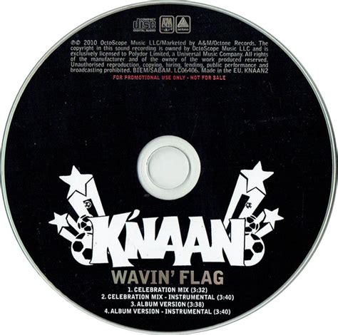 K'naan - Wavin' Flag (CD, Promo) | Discogs