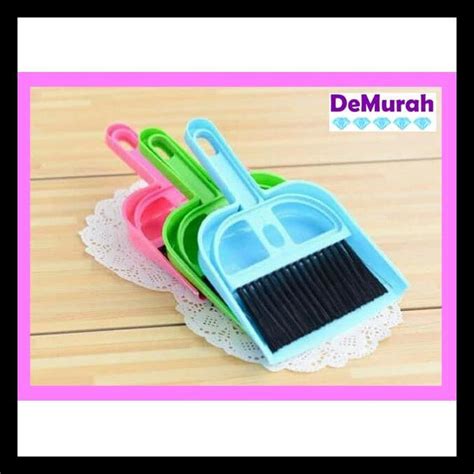 Jual Sapu Pengki Set Sapu Dan Pengki Mini Set Mini Dustpan Pink