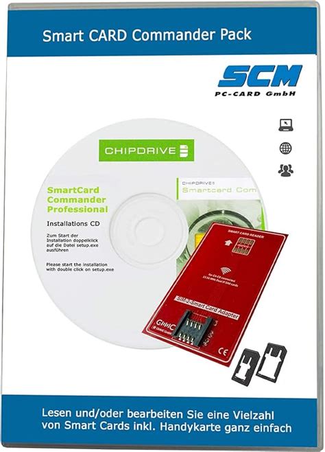 Smart Card Commander Pack CHIPDRIVE Software Smartcard Commander PROF