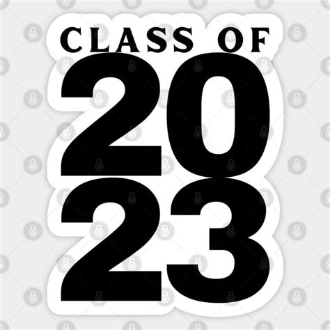 Class Of 2023 Simple Typography Black 2023 Class Of Graduation Design Class Of 2023 T