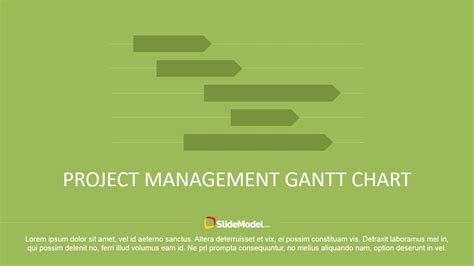 Project Management Gantt Chart PowerPoint Template - SlideModel