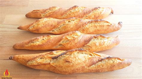 BAGUETTES o pan francés barras de pan muy fáciles y con MASA MADRE