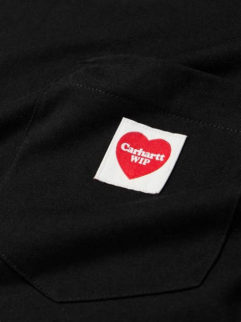 Carhartt WIP - Logo-Appliquéd Cotton-Jersey T-Shirt - Black Carhartt WIP