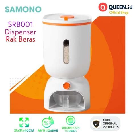 Promo Samono SRB001 Dispenser Beras Rice Box Kapasitas 10Kg Kotak Beras