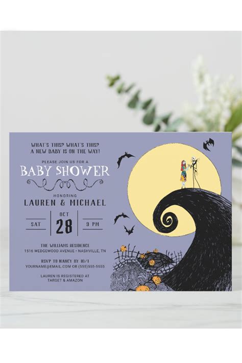 Free The Nightmare Before Christmas Invitations Artofit