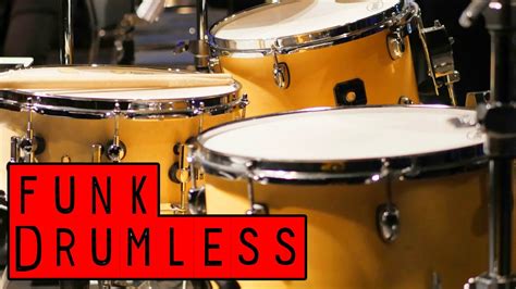 Drumless Funk Backing Track For Drummers 100 Bpm With Guitar Solo