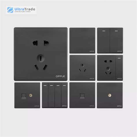 Выключатель Xiaomi Opple Wall Switch Socket K05 Black Two Open Double Control купить по цене 7