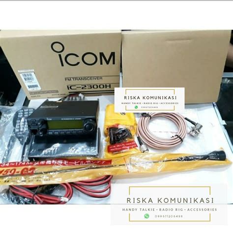 Jual Paket Radio Rig Icom Ic 2300h Full Set Mobile Shopee Indonesia