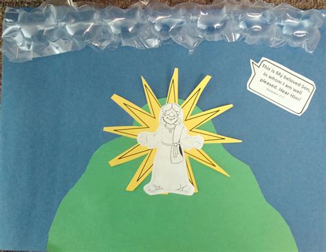 Jesus Transfiguration Craft Sundayschoolist