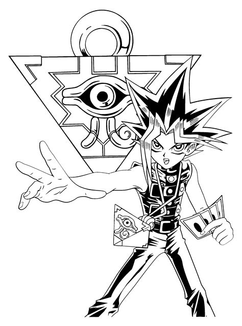 Desenhos Do Yu Gi Oh Para Colorir E Imprimir Dibujos Para Colorear Y Images