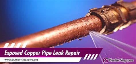 Exposed Copper Pipe Leak Repair And Solution Ps Plumber Singapore